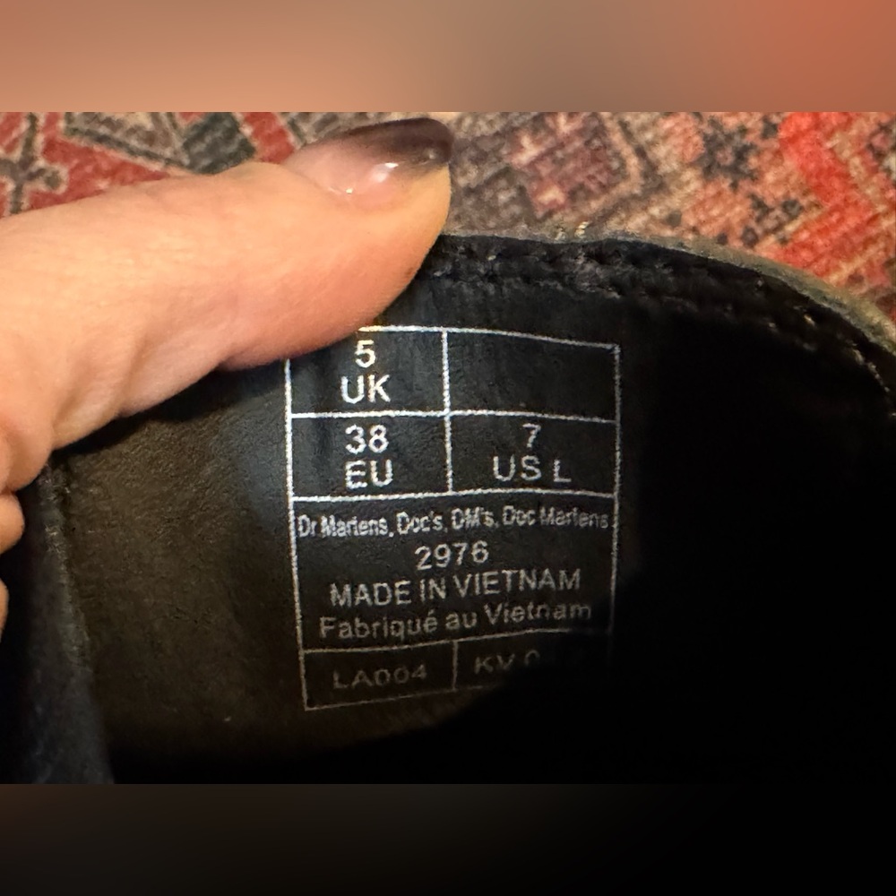 DR MARTEN DOCS PEWTER GRAY CHELSEA BOOTS 7 38 - Picture 9 of 9